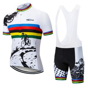 brand new outdoor Sport Short Sleeve Men Bike Cycling Jersey Shirt GEL Bib Shorts Set ty007