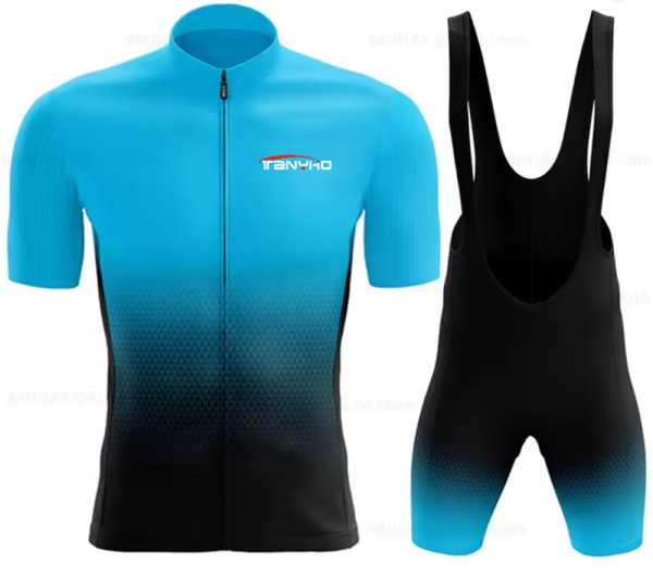 brand new outdoor Sport Short Sleeve Men Bike Cycling Jersey Shirt GEL Bib Shorts Set ty018