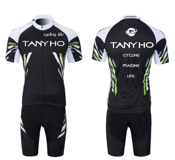 brand new outdoor Sport Short Sleeve Men Bike Cycling Jersey Shirt GEL Bib Shorts Set ty009