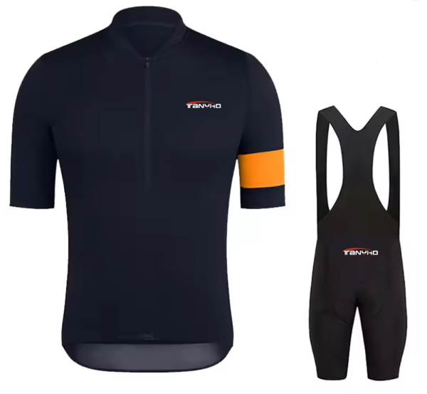 brand new outdoor Sport Short Sleeve Men Bike Cycling Jersey Shirt GEL Bib Shorts Set ty015