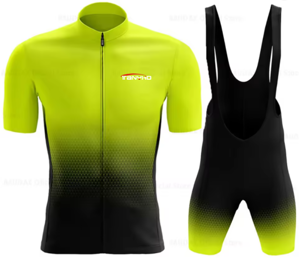 brand new outdoor Sport Short Sleeve Men Bike Cycling Jersey Shirt GEL Bib Shorts Set ty019