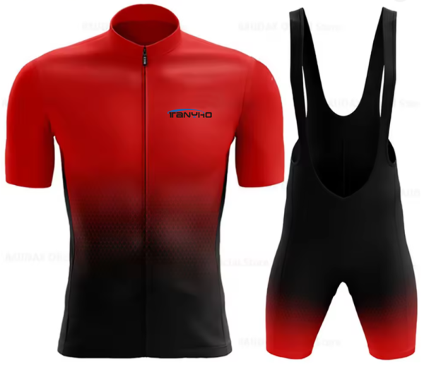 brand new outdoor Sport Short Sleeve Men Bike Cycling Jersey Shirt GEL Bib Shorts Set ty020