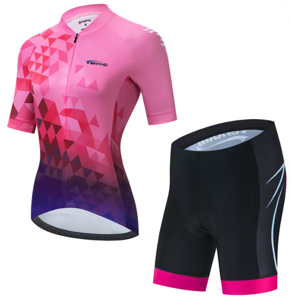brand new outdoor Sport Short Sleeve Bike Cycling Jersey Shirt GEL Shorts Set ty026