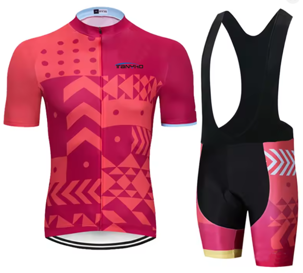 brand new outdoor Sport Short Sleeve Men Bike Cycling Jersey Shirt GEL Bib Shorts Set ty027