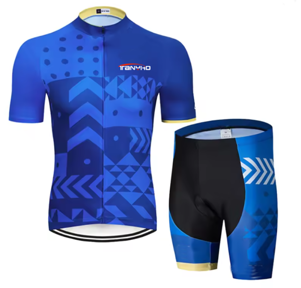 brand new outdoor Sport Short Sleeve Men Bike Cycling Jersey Shirt GEL  Shorts Set ty030