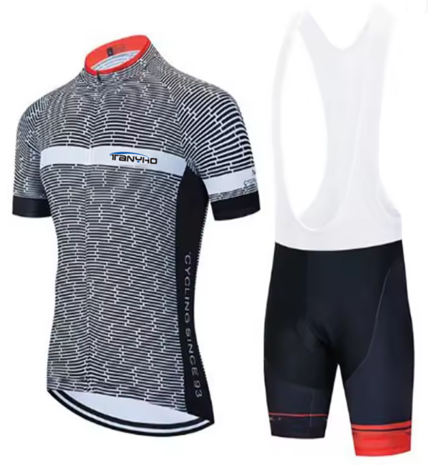 brand new outdoor Sport Short Sleeve Men Bike Cycling Jersey Shirt GEL Bib Shorts Set ty032